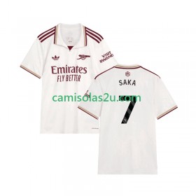 Camisolas de futebol Arsenal Bukayo Saka 7 Equipamento 3ª 2025/26 Manga Curta